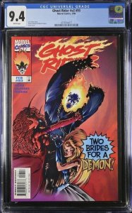 GHOST RIDER V2 #93 CGC 9.4 JAVIER SALTARES MARK TEXIERA WHITE PAGES