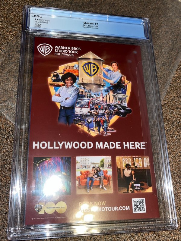 Shazam 7 (2024), David Nakayama, 1:25 Variant Cover, CGC Graded 9.8