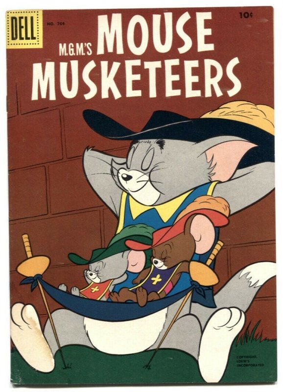 Mouse Musketeers -Four Color Comics #764 1957 G