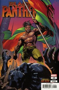 Black Panther #15 Pencil Art Variant Cover Erik Killmonger art by Ryan Benjamin