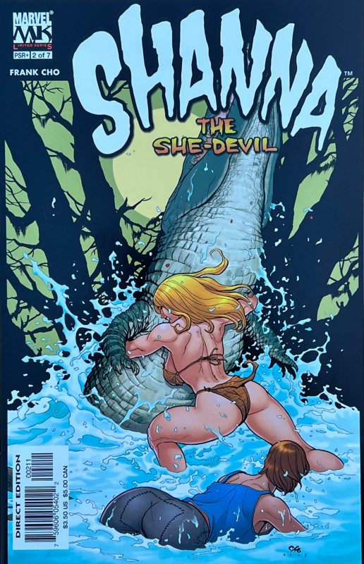 Shanna, The She-Devil #1-7 (2005) All books in NM Condition. Frank Cho Art.