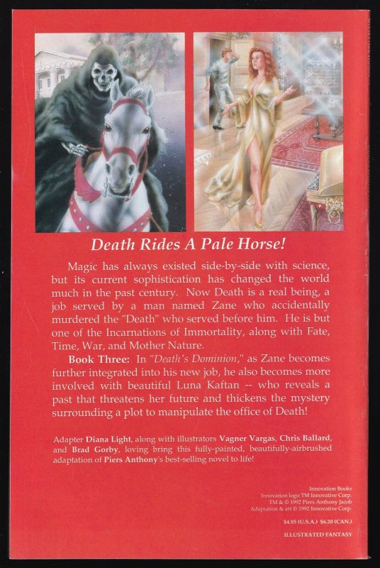 On a Pale Horse 3 (1992) NM Innovation comic