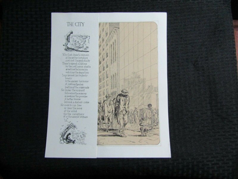 1980 CITY A NARRATIVE PORTFOLIO by Will Eisner SIGNED #788/1500