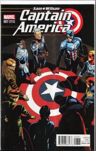 Captain America: Sam Wilson #7 Sprouse Cover (2016) Captain America [Key Issue]