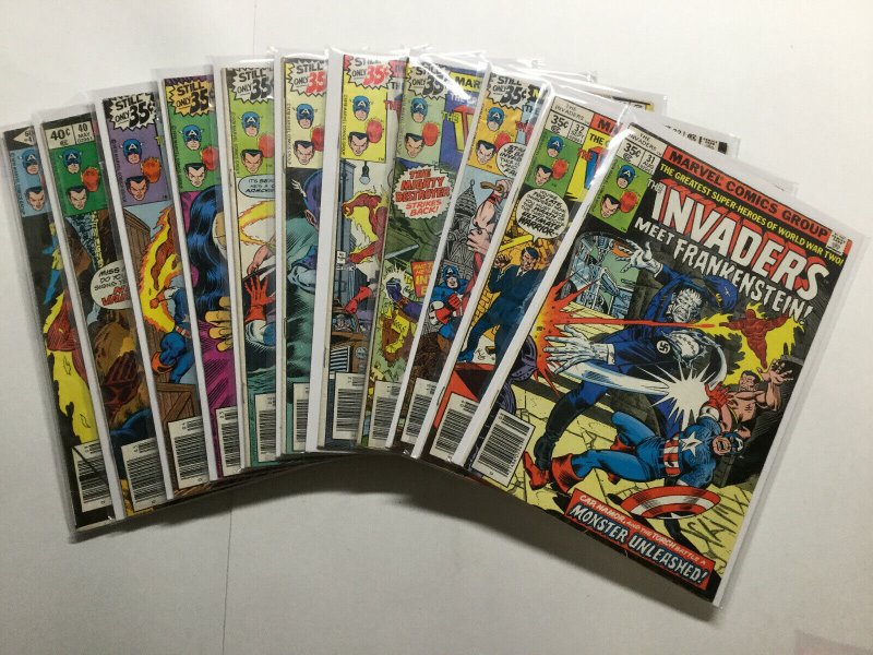 Invaders 1-41 Giant Size 1 King Size 1 Annual 1-4 Very Good-Fine 5.0 Marvel