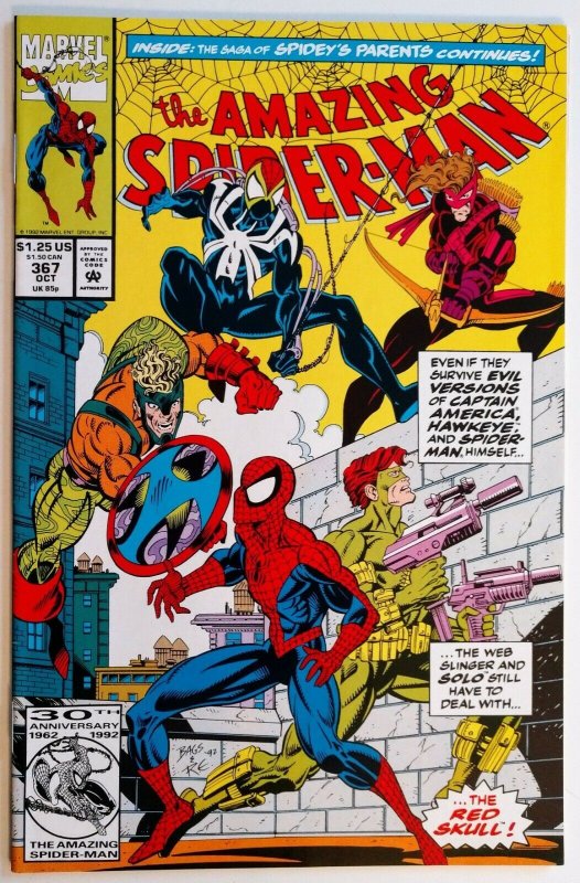 Amazing Spider-Man #367 Mark Bagley Cover