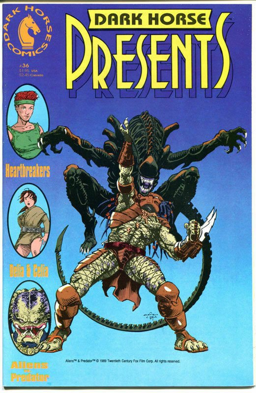 DARK HORSE PRESENTS 34 35 36 a, 36 b, VF+, 1st Predator vs Aliens, more in store