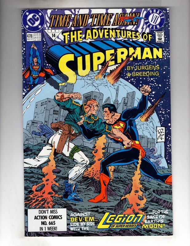 Adventures of Superman #478 (1991) Legion of Super-Heroes!   / EBI#3