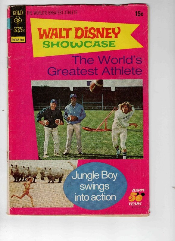 Walt Disney Showcase #14 The World’s Greatest Athlete 1973 Gold Key Comics