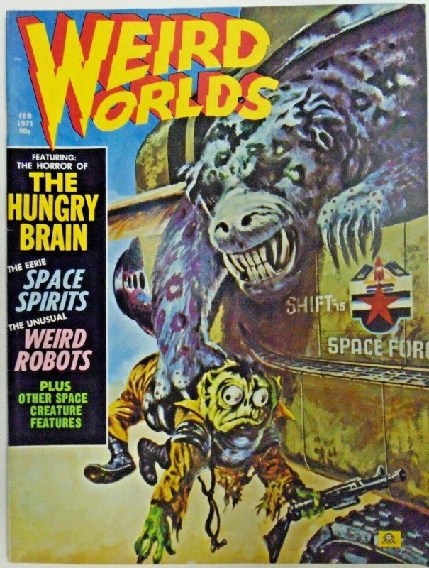 mm Weird Worlds (Magazine, Eerie, 1970) v2 #1vf (#2) Matt Baker