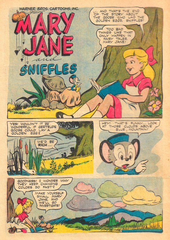 MARY JANE and SNIFFLES (June1953) Four Color #474  5.0 VG/FN  Al Hubbard Artwork