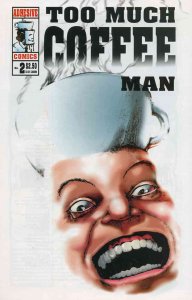 Too Much Coffee Man #2 VF/NM ; Adhesive | Shannon Wheeler 1st print