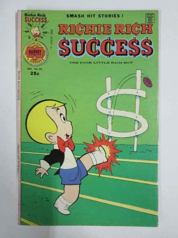 RICHIE RICH SUCCESS STORIES #65 (Harvey, 12/1975) VERY GOOD PLUS (VG+)