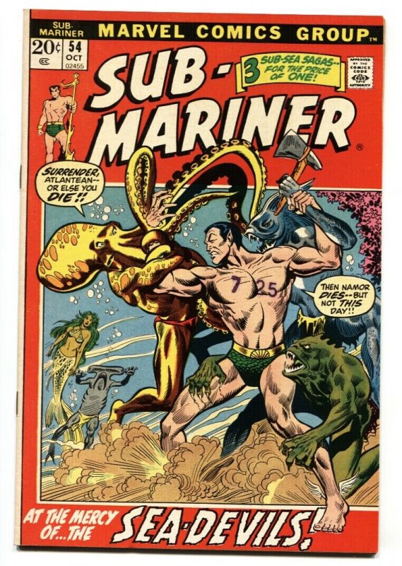 Sub-mariner #54 Marvel Namorita-Sunfire-comic book VF/NM 