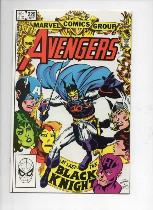 AVENGERS #225, VF/NM, Black Knight, Iron Man, 1963 1982, more Marvel in store