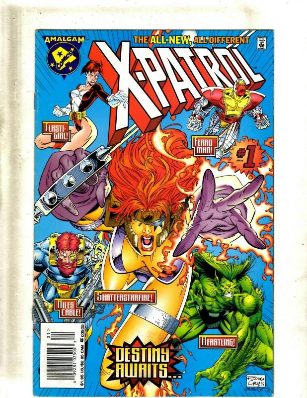 7 Comics X-Patrol 1 Magnetic Men 1 Speed Demon 1 Iron Lantern 1 JLX 1 +++ J54