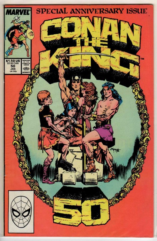 Conan the King #50 Direct Edition (1989) 7.0 FN/VF