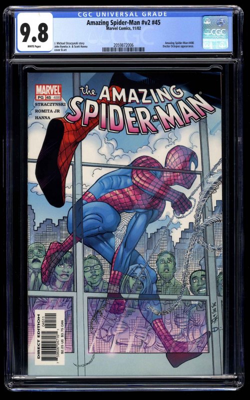 Amazing Spider-Man #45 CGC NM/M 9.8 White Pages