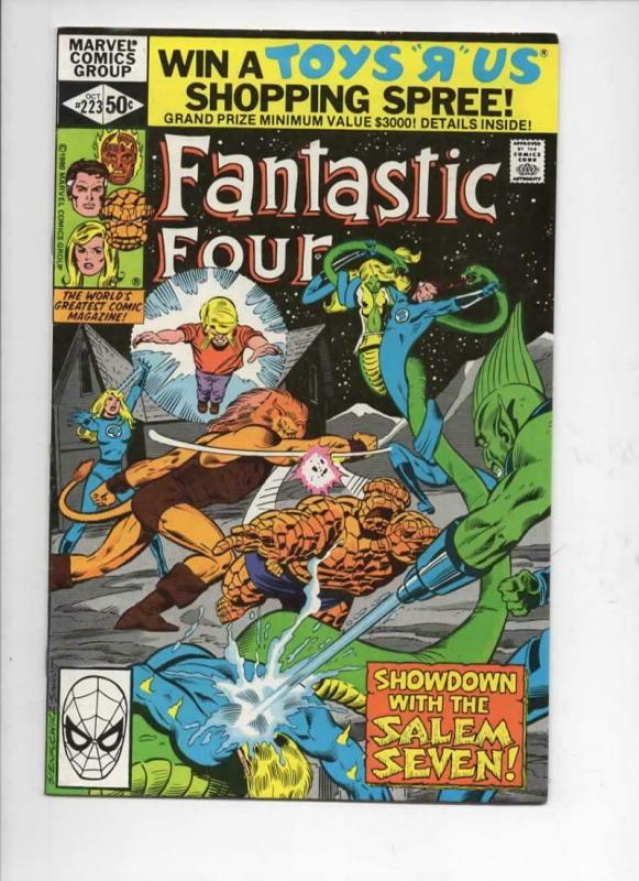 FANTASTIC FOUR #223, VF, Sienkiewicz, Sinnott, 1961 1980, Marvel