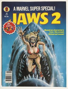 Marvel Super Special Magazine #2 F+ 6.5 Jaws 2 Movie Adaptation