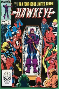 Hawkeye #1,2,3,4 Complete Set (1983) Marvel Hawkeye & Mockingbird Origin