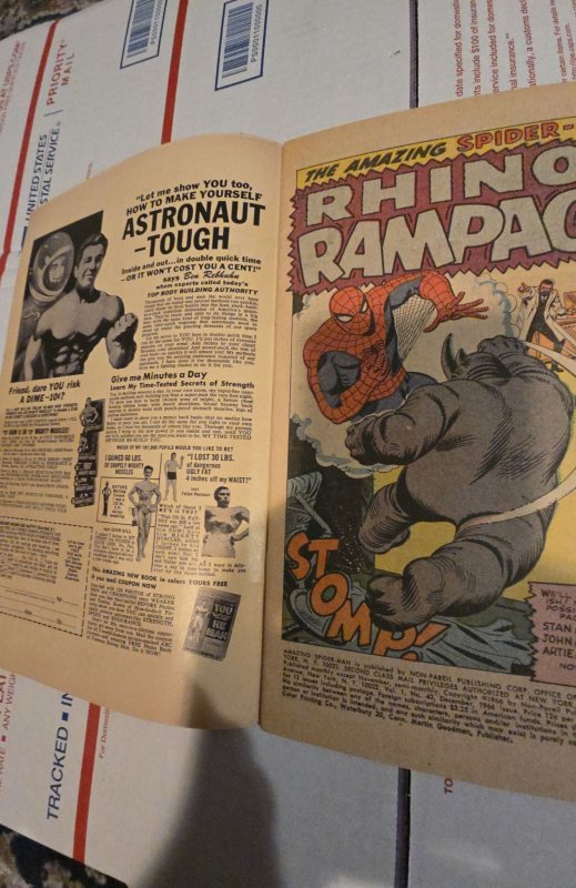 The Amazing Spider-Man #43 (1966) 2nd rhino app