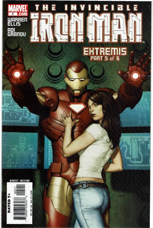 Iron Man #5 (2005 v4) Warren Ellis 1st Extremis Armor NM