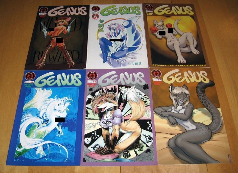 Huge Genus bundle, from Radio ComixSin Factory. 45 issue Furry comics.