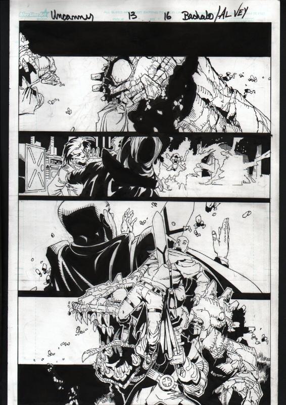 UNCANNY X-MEN #13-2012-ORIGINAL ART-PG 16-CHRIS BACHALO-MARVEL