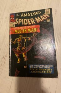 AMAZING SPIDER-MAN #28 MOLTEN MAN 1ST APPEARANCE & ORIGIN *1965*