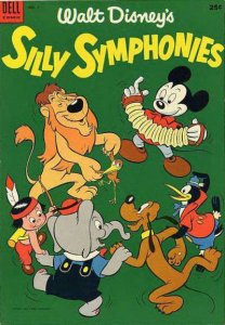 Silly Symphonies #2 VG ; Dell | low grade comic 1953 Walt Disney's Mickey Mouse