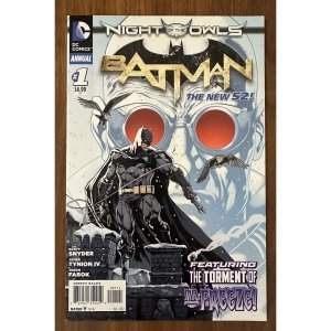 Batman Annual #1 - DC Comics July 2012 - KEY ISSUE: The Origin of Mr. Freeze!