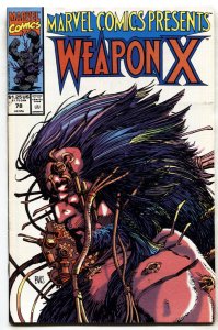 Marvel Comics Presents #78--1991--Weapon-X--Wolverine--comic book
