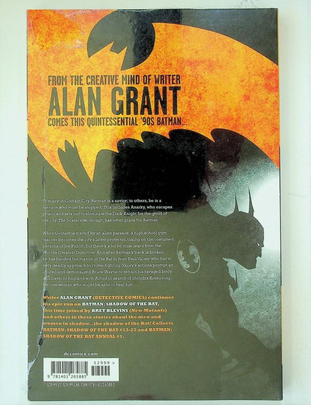Batman Shadow of the Bat Vol 2 TPB DC Comics Alan Grant Bret Blevins