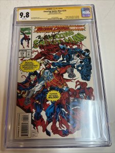 Amazing Spider-Man (1993) # 379 (CGC 9.8 SS) Signed Mark Bagley