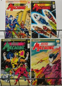 JUSTICE MACHINE (1987 C) 1- 4  1st 4 COMICO 
