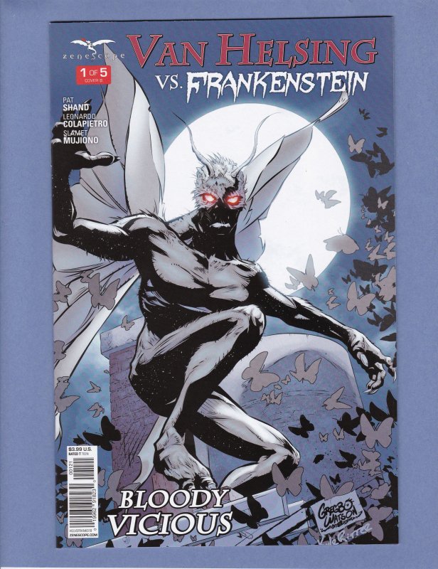 Van Helsing vs Frankenstein #1 NM Variant Cover B