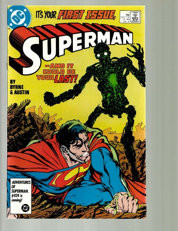 12   DC Superman Comics # 1 2 3 4 5 6 7 8 9 10 11 12 GK45