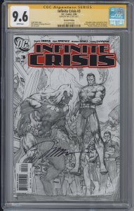 Infinite Crisis 3 CGC 9.6 NM+ SS Jim Lee 2nd Print 1st app Jamie Reyes Bluebeetl