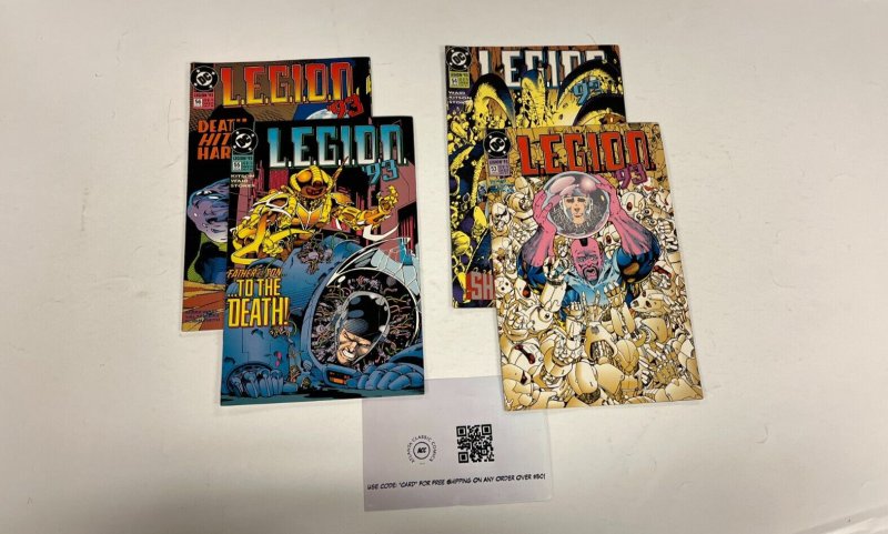 4 Legion 93 DC Comics Books #53 54 55 56 Kitson Waid 97 JW16