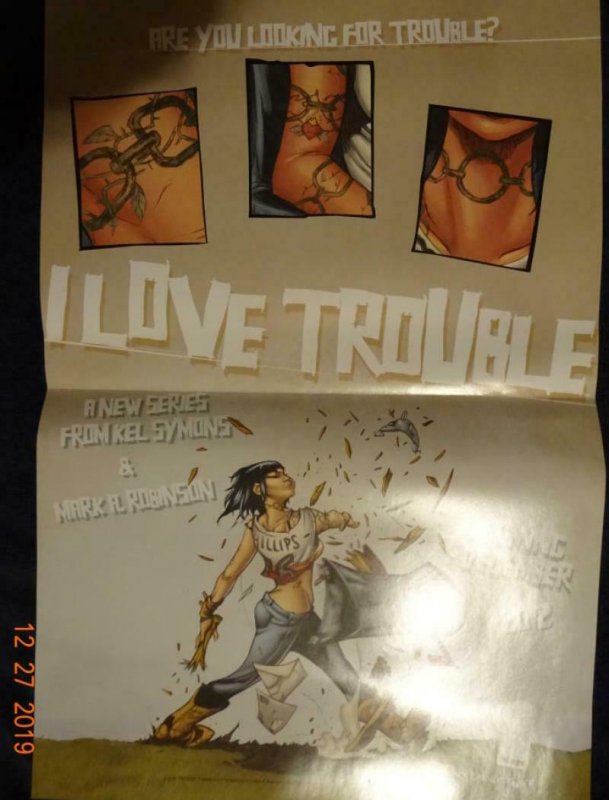 I LOVE TROUBLE  Promo Poster, 12 x 18, 2012, IMAGE Unused more in our store 428