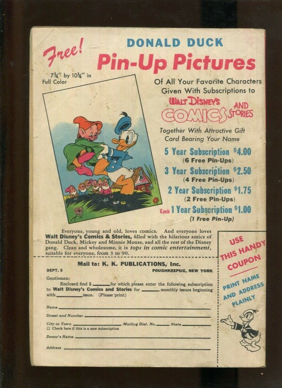 WALT DISNEY'S COMICS AND STORIES VOL. 6 #11 (6.0) 1946