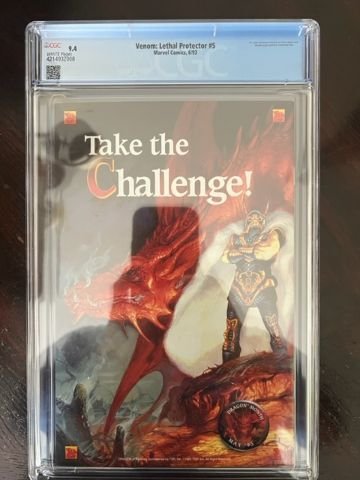 Venom: Lethal Protector #5 (1993) - CGC 9.4 - 1st Riot, Phage, Agony, Lasher !