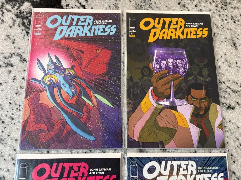 Lot Of 4 Outer Darkness Image Comic Books # 9 10 11 12 NM 1st Prints 5 J433
