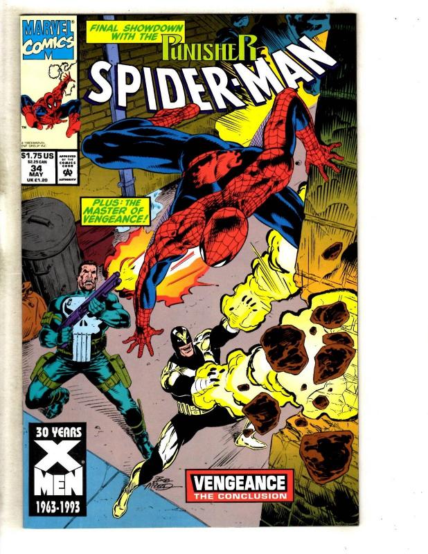 Lot Of 11 Spider-Man Marvel Comic Books # 31 32 33 (2) 34 35 36 37 38 39 40 CR58