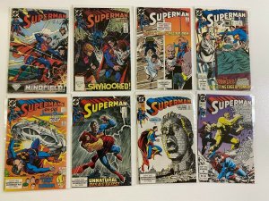 Superman run #1-49 8.0 VF (1987-90 2nd Series) 