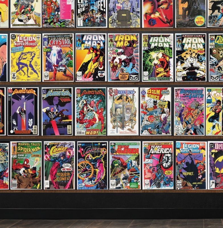 Huge Lot 150+ Comics with The Shadow, Darkstars, Detective Comics & More!