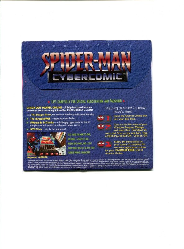 Stan Lee Presents Marvel Online - Spider-Man Cybercomic CD/ROM (SEALED) 1996