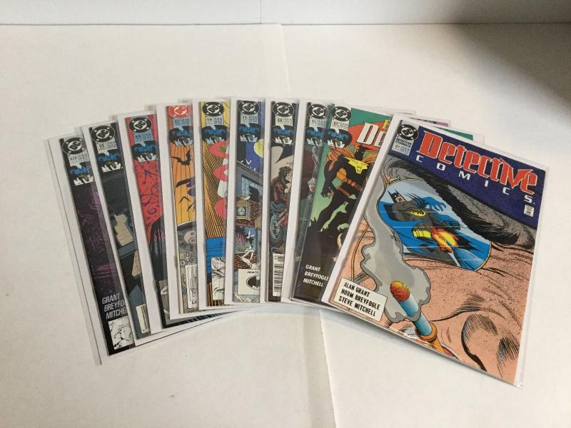 Detective Comics 611 612 613 614 615 616 617 618 619 620 Lot Near Mint- DC A13