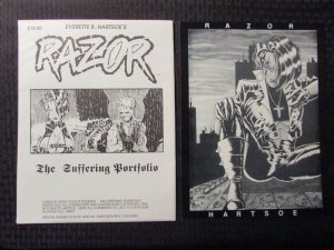 1994 Everette Hartsoe RAZOR The Suffering Portfolio NM/FVF 7 Prints in Envelope